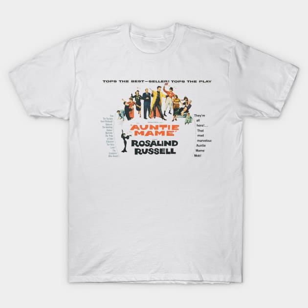 Auntie Mame Movie Poster T-Shirt by MovieFunTime
